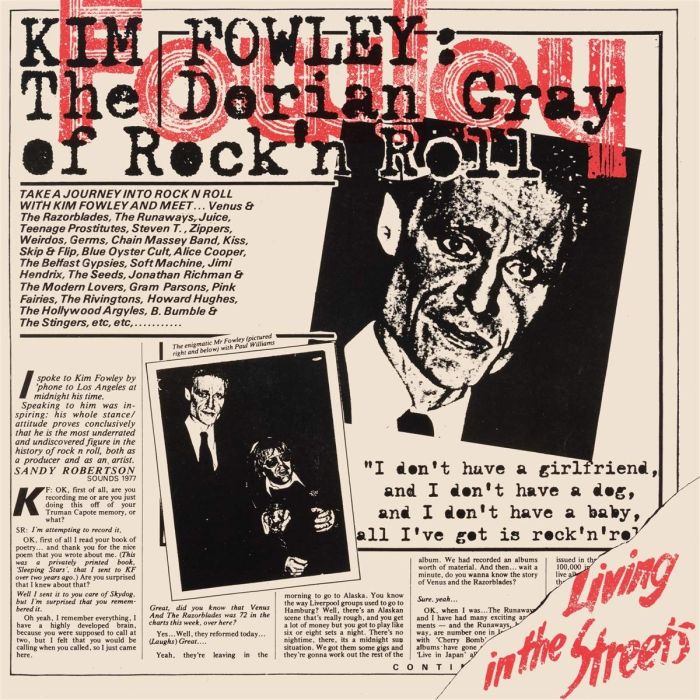 KIM FOWLEY - LIVING IN THE STREETS