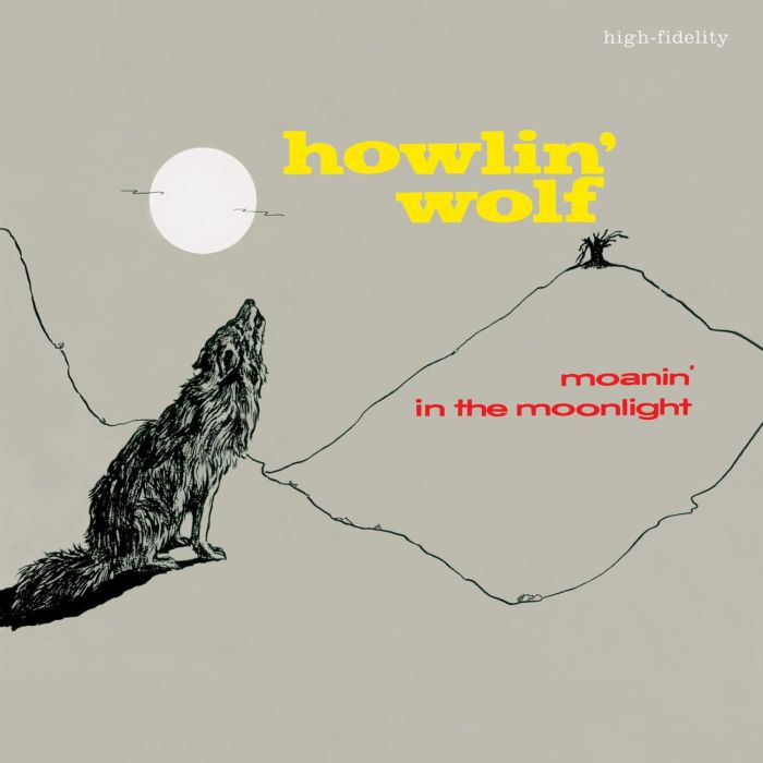 HOWLIN' WOLF - MOANIN IN THE MOONLIGHT (CLEAR VINYL)