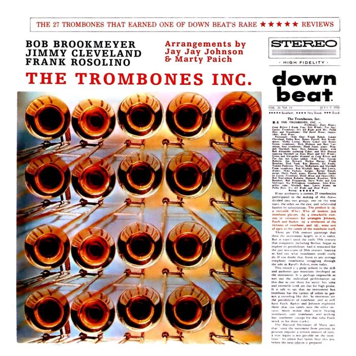 BROOKMEYER,BOB / CLEVELAND,JIMY / ROSOLINO,FRANK - TROMBONES INC.