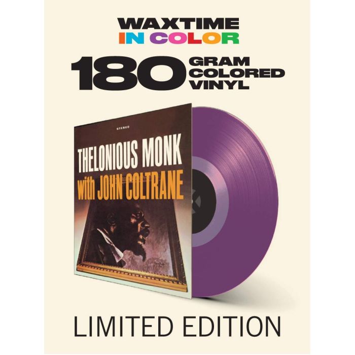 THELONIOUS MONK - THELONIOUS MONK WITH JOHN COLTRANE (180G/TRANSPARENT PURPLE VINYL