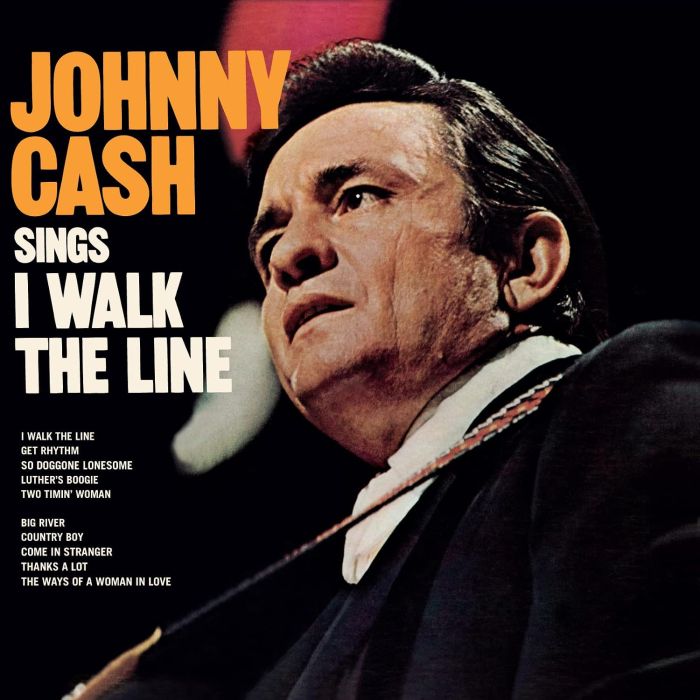 JOHNNY CASH - SINGS I WALK THE LINE (180G/ORANGE VINYL)