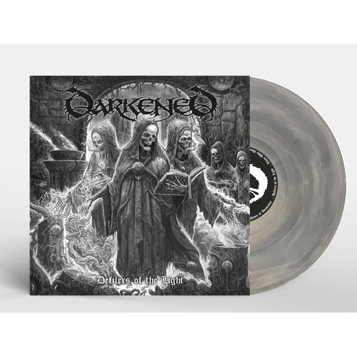 DARKENED - DEFILERS OF THE LIGHT (SILVER SWIRL VINYL)