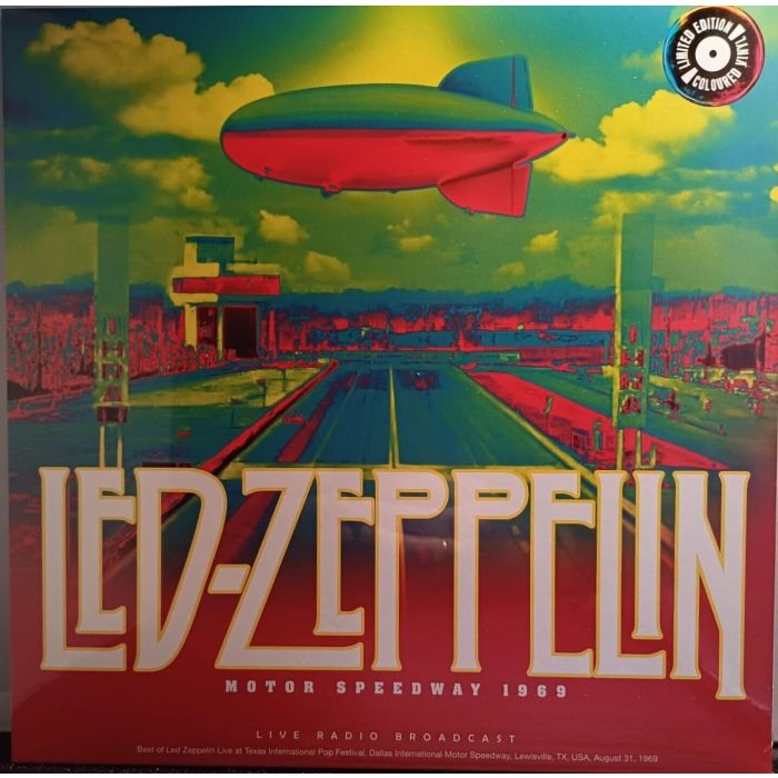 LED ZEPPELIN - MOTOR SPEEDWAY 1969 (LIME TRANSPARENT VINYL)