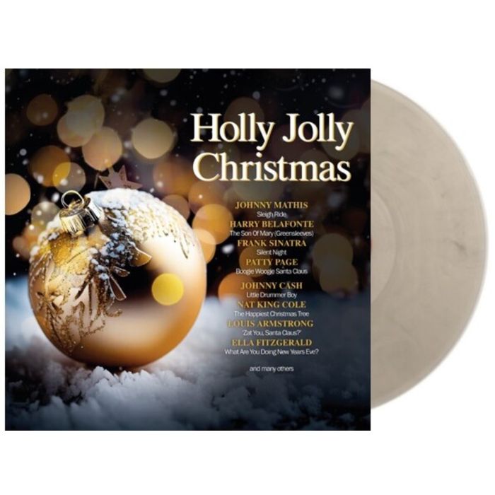 VARIOUS ARTISTS - HOLLY JOLLY CHRISTMAS (CLEAR & WHITE VINYL/180G)