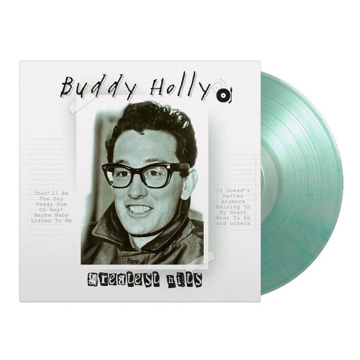 BUDDY HOLLY - GREATEST HITS (CRYSTAL CLEAR & TRANSPARENT GREEN VINYL/180G)