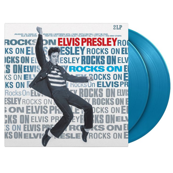 ELVIS PRESLEY - ROCKS ON (180G/SOLID BLUE VINYL)