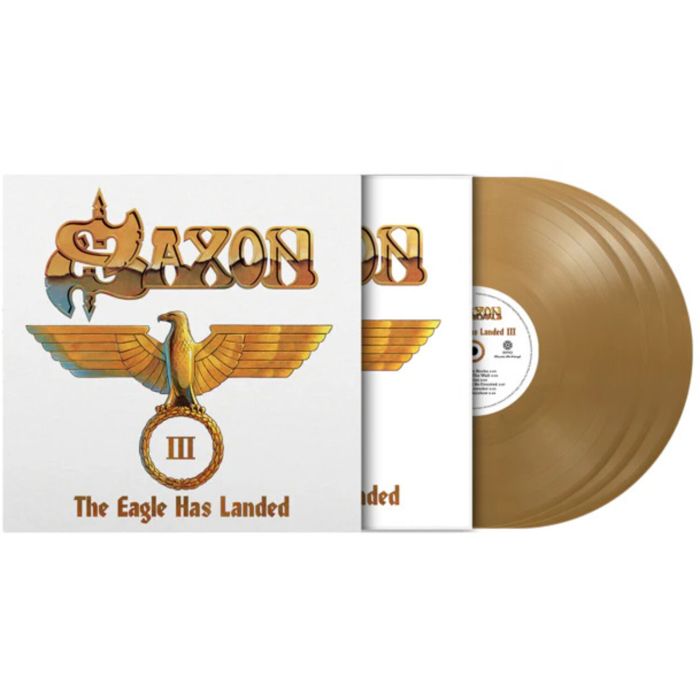 SAXON - EAGLE HAS LANDED III (GOLD VINYL/180G/NUMBERED)