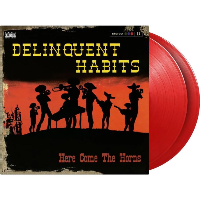 DELINQUENT HABITS - HERE COME THE HORNS (RED VINYL/180G)