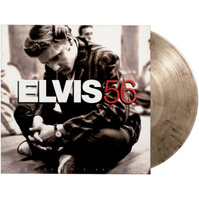 ELVIS PRESLEY - ELVIS '56 (CRYSTAL CLEAR & BLACK MARBLED VINYL/180G/NUMBERED)