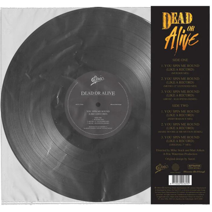 DEAD OR ALIVE - YOU SPIN ME ROUND (LIKE A RECORD) (140G)