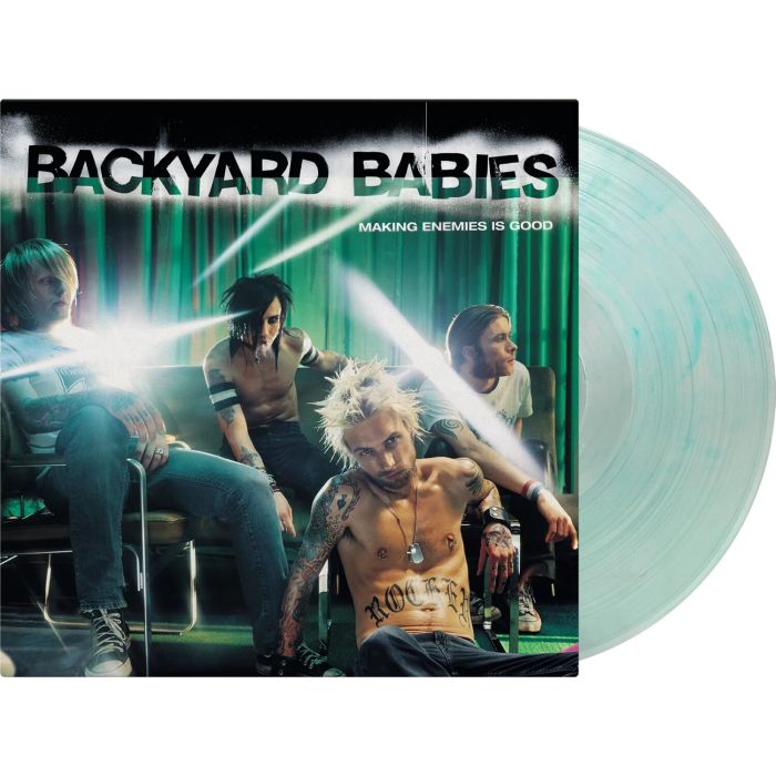 BACKYARD BABIES - MAKING ENEMIES IS GOOD (TRANSLUCENT GREEN MARBLED VINYL/180G/NUMB