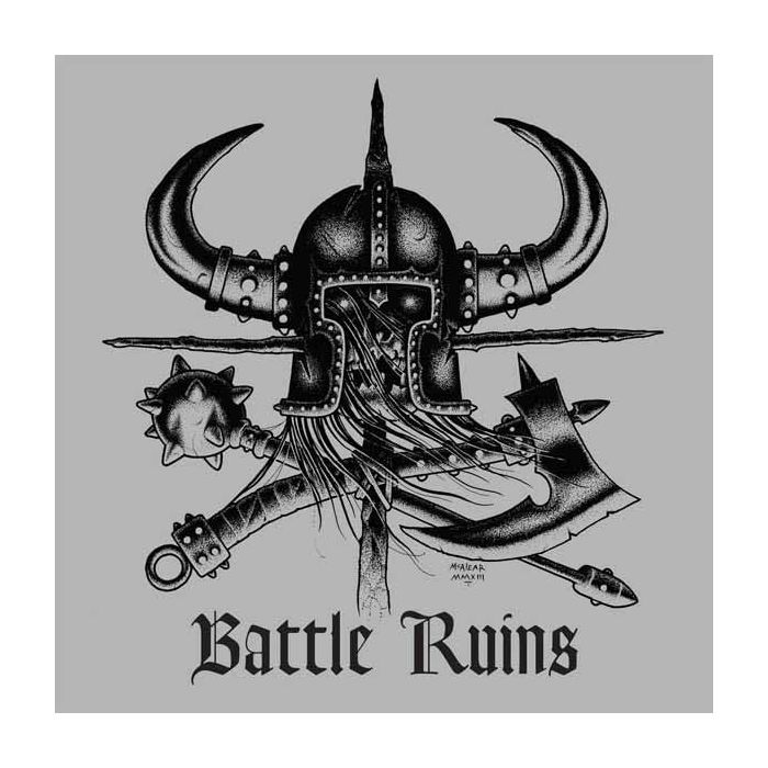 BATTLE RUINS - BATTLE RUINS (SILVER/BLACK SWIRL VINYL)