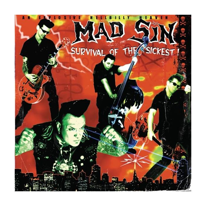 MAD SIN - SURVIVAL OF THE SICKEST (ORANGE/YELLOW SWIRL VINYL)