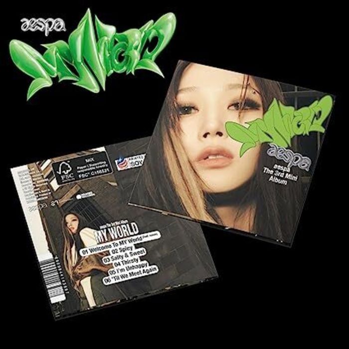 AESPA - MY WORLD: THE 3RD MINI ALBUM - POSTER VER. (GISELLE COVER)