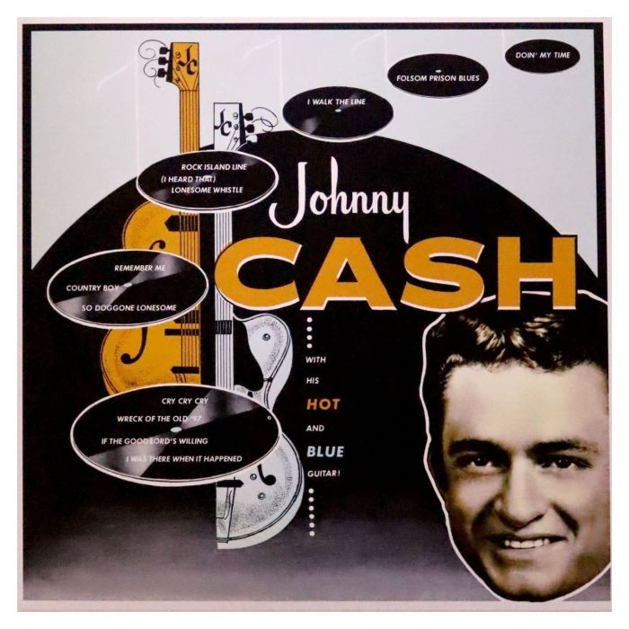 JOHNNY CASH - WITH HIS HOT & BLUE GUITAR