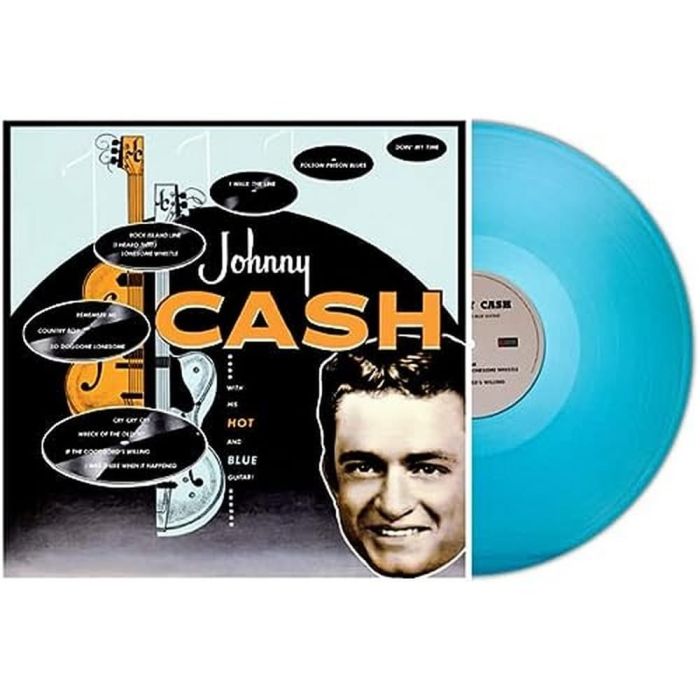 JOHNNY CASH - WITH HIS HOT & BLUE GUITAR (COLOURED VINYL)