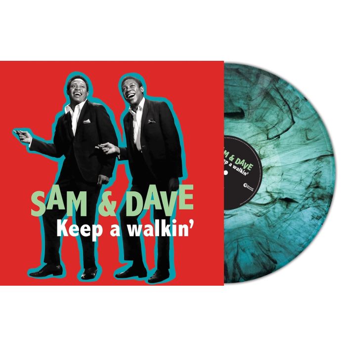 SAM & DAVE - KEEP A WALKIN (TURQUOISE MARBLE VINYL)