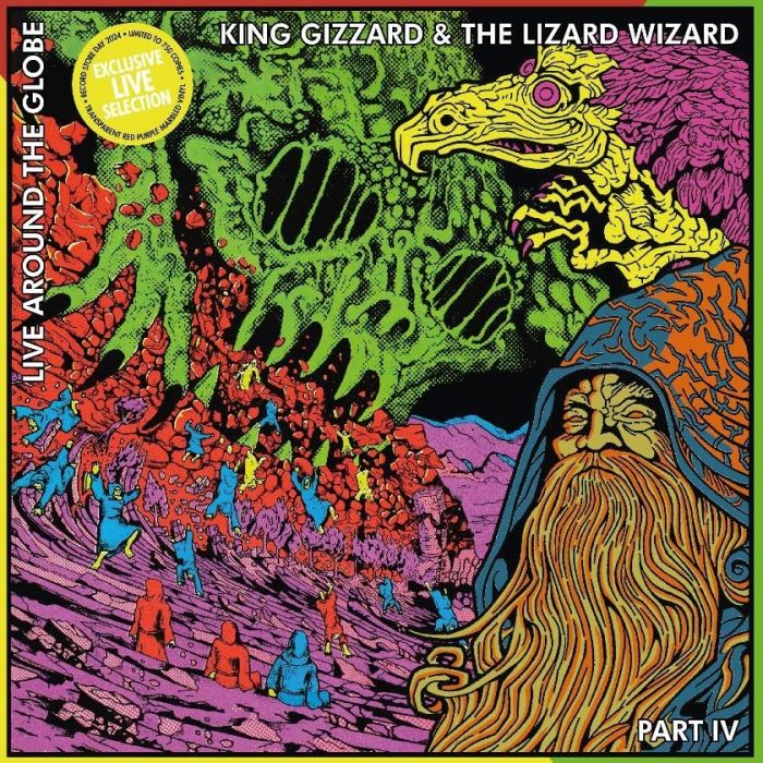 KING GIZZARD & THE LIZARD WIZARD - LIVE AROUND THE GLOBE - PART IV (TRANSPARENT RED/PURPLE MARBLE VI