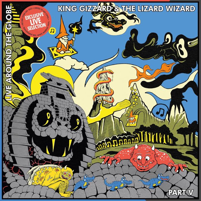 KING GIZZARD & THE LIZARD WIZARD - LIVE AROUND THE GLOBE: PART V (COLORED VINYL)