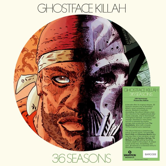 GHOSTFACE KILLAH - 36 SEASONS (10TH ANNIVERSARY EDITION) (PICTURE DISC)