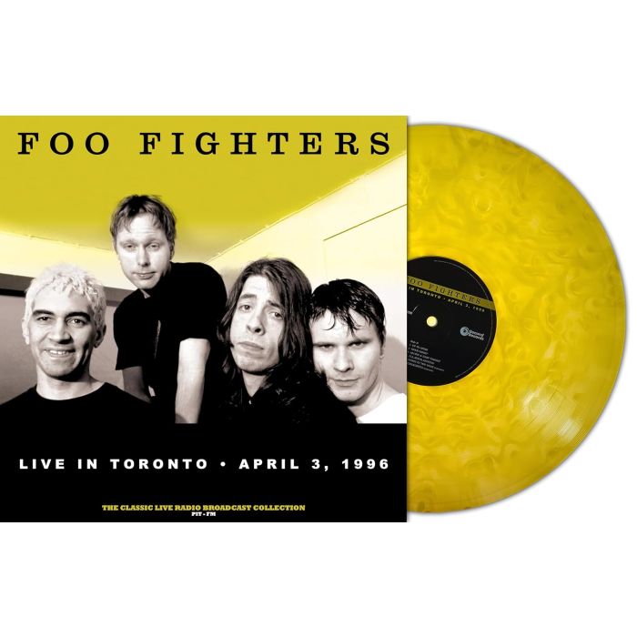 FOO FIGHTERS - LIVE IN TORONTO 1996 (YELLOW CLOUDY VINYL)
