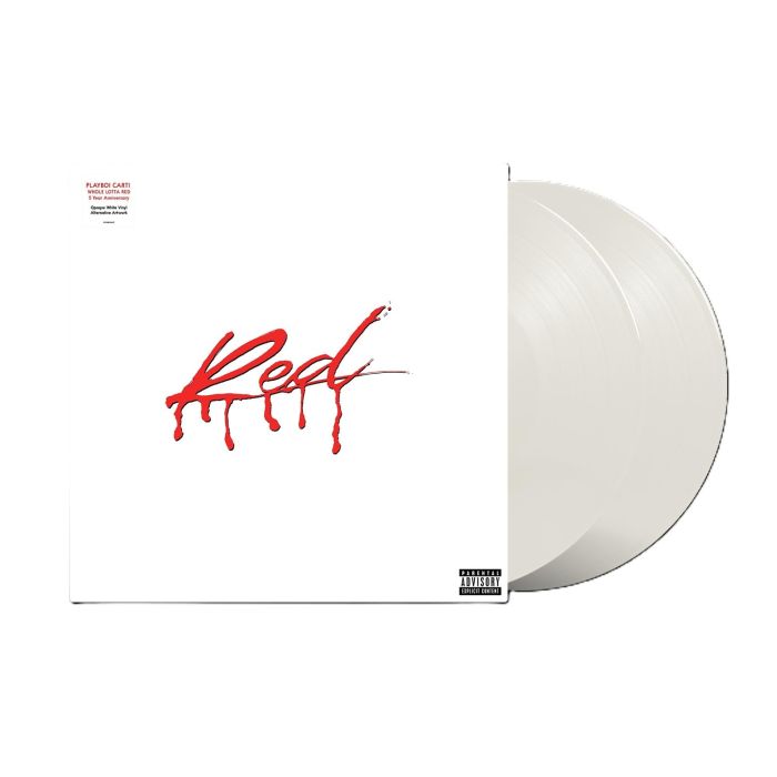 PLAYBOI CARTI - WHOLE LOTTA RED (5 YEAR ANNIVERSARY EDITION) (RAIN CLOUD WHIT