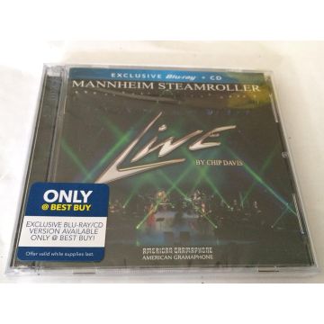 MANNHEIM STEAMROLLER - MANNHEIM STEAMROLLER LIVE BLU-RAY+CD 2015 BEST BUY EXCLUSIVE