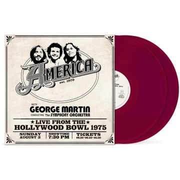 AMERICA - AMERICA: LIVE AT THE HOLLYWOOD BOWL 1975 (RUBY RED VINYL/2LP)