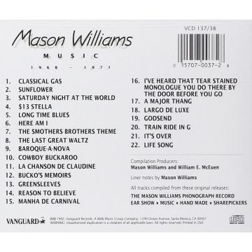 MASON WILLIAMS - MUSIC 1968 - 1971