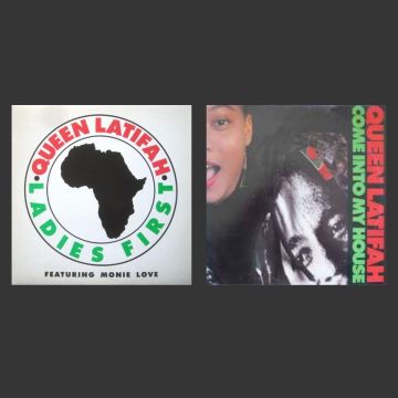 QUEEN LATIFAH - LADIES FIRST (FEAT. MONIE LOVE) / COME INTO MY HOUSE (RED 7INCH/R