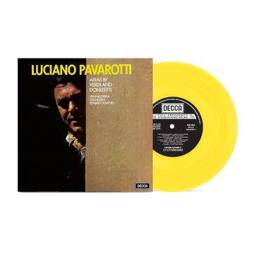 LUCIANO PAVAROTTI - ARIAS BY VERDI AND DONIZETTI (TRANSPARENT YELLOW VINYL)