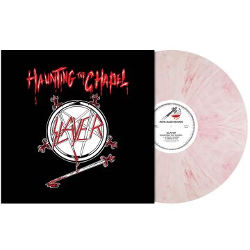 SLAYER - HAUNTING THE CHAPEL (RED & WHITE MARBLED VINYL)
