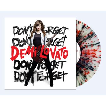 DEMI LOVATO - DON'T FORGET (CLEAR/RED-BLACK SPLATTER VINYL)