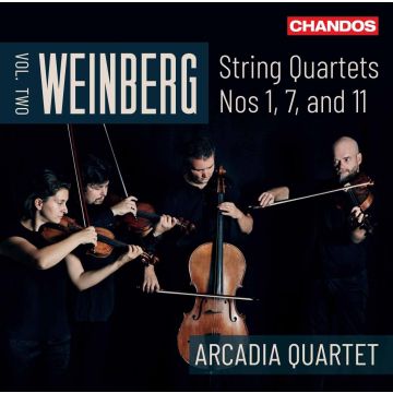 ARCADIA QUARTET - WEINBERG: STRING QUARTETS NOS. 1, 7 & 11, VOL. 2