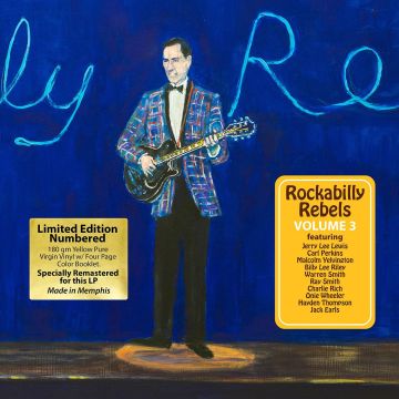 VARIOUS ARTISTS - ROCKABILLY REBELS VOLUME 3 (180G/YELLOW VINYL/NUMBERED/LIMITED)