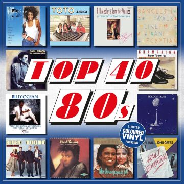 VARIOUS ARTISTS - TOP 40 - 80S (COBALT BLUE VINYL) (IMPORT)