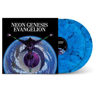 NEON GENESIS EVANGELION - NEON GENESIS EVANGELION OST (TRANSLUCENT BLUE W/ BLACK SMOKE VINY