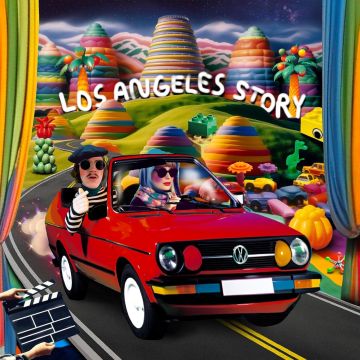 PAUL CHERRY - LOS ANGELES STORY (CLEAR W/RED & BLACK SWIRL VINYL)
