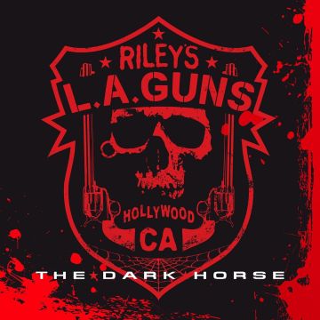 L.A. GUNS - DARK HORSE (RED & BLACK MARBLE VINYL)