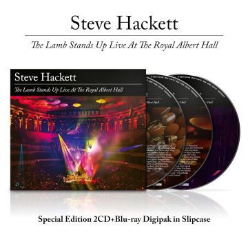 [2CD/BLU-RAY] STEVE HACKETT - LAMB STANDS UP LIVE AT THE ROYAL ALBERT HALL