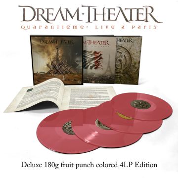 DREAM THEATER - QUARANTIEME: LIVE A PARIS (FRUIT PUNCH COLORED VINYL)