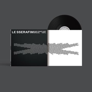 LE SSERAFIM - EASY-CRAZY-HOT (SPECIAL VINYL/CARBON BLACK VINYL)