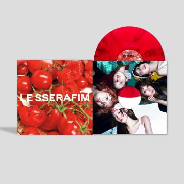 LE SSERAFIM - SPAGHETTI - 1ST SINGLE ALBUM (TOMATO RED VINYL) (US EXCLUSIVE)