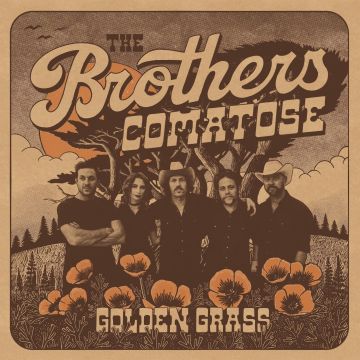 BROTHERS COMATOSE - GOLDEN GRASS (SPLATTERED ORANGE & BLUE VINYL)