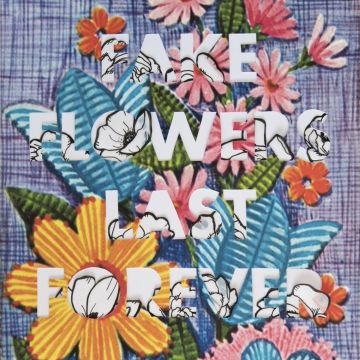 SAM SELLERS - FAKE FLOWERS LAST FOREVER (PINK VINYL/LIMITED)