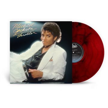 MICHAEL JACKSON - THRILLER (RED & BLACK MARBLE VINYL)