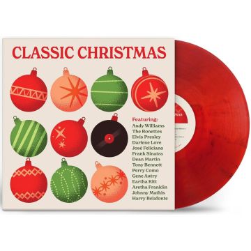 VARIOUS ARTISTS - CLASSIC CHRISTMAS (RED VINYL)
