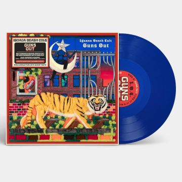 IGUANA DEATH CULT - GUNS OUT (DEEP OCEAN BLUE VINYL)