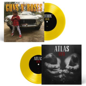 Guns N' Roses - Nothin' / Atlas (YELLOW 7' SINGLE) IMPORT Z USA
