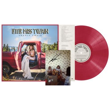 SHANIA TWAIN - LITTLE MISS TWAIN (SIGNED/ROSIE RED VINYL)
